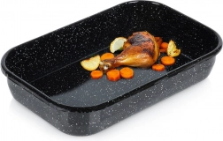 Smaltovaný obdĺžnikový pekáč 3,4 l, 34 × 22 × 6,5 cm ORION