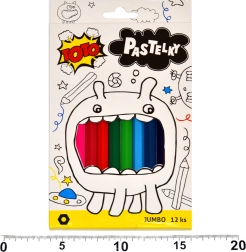Pastelky Jumbo šesťhranné 12 ks