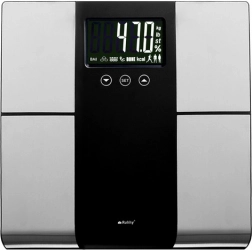 Analytická osobná váha RUHHY s LCD, meranie BMI, 10 profilov, nosnosť 225 kg