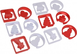 Vykrajovačky na vianočné pečivo 7 cm, 12 ks