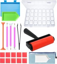 Sada nástrojov na diamond painting a vyšívanie diamantmi