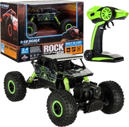 RC auto Rock Crawler 1:18 4WD 2,4 GHz – Zelená