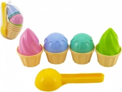 Sada formičiek na zmrzlinu do piesku
