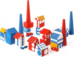 Vilac továrenské mestečko Ladislava Sutnara – drevená stavebnica