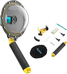 Vodotesný dome port Telesin pre DJI Action 3/4