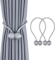 AG701 držiak na záclony sivý 2 ks