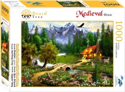 Puzzle Brain Tree - Horský srub 1000 dielikov
