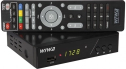 DVB‑T2 set‑top box WIWA H.265 Pro s HEVC, PVR a prehrávačom Full HD