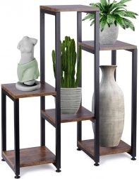 Kovový viacúrovňový kvetinový stojan 80 cm