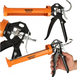 Vytláčacia pištoľ na silikón a lepidlá s otočným korpusom 360° WOKIN