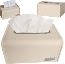 Box na vreckovky s kovovou pružinou