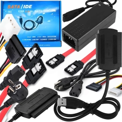 Univerzálny USB adaptér pre disky SATA a IDE Renew Force