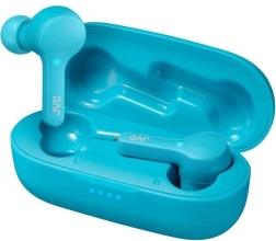 Bezdrôtové slúchadlá JVC Gumy v tyrkysovej farbe