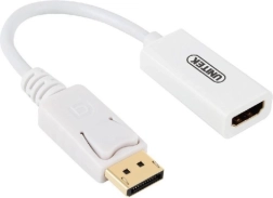 UNITEK adaptér DisplayPort na HDMI 4K, biely