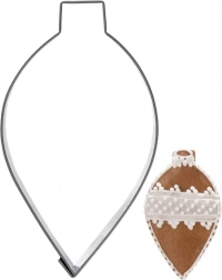 Nerezové vykrajovadlo na cukrovinky guľa 9 cm