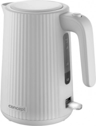 plastová rýchlovarná kanvica 1,7 l biela