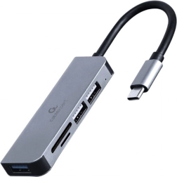 3-portový USB-C Hub s čítačkou kariet