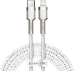 Baseus Cafule USB‑C na Lightning kábel 2 m, PD 20 W, biely