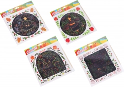 Vyškrabovací obrázok 20x20 cm