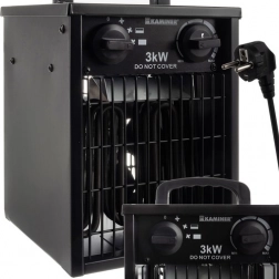 Elektrická prenosná vykurovacia jednotka s ventilátorom 3 kW KAMINER