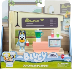 Bluey mini juice shop – sada figúrok a doplnkov