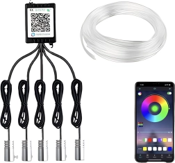 Ambientné LED RGB osvetlenie interiéru auta RENEW FORCE