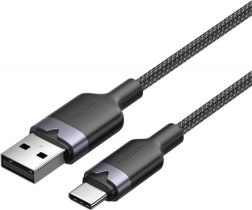 USB kábel 2.0 USB‑A na USB‑C 3A 1 m čierny Vention