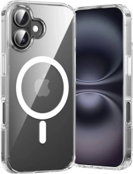 Priehľadné puzdro Vention pre iPhone 16 s MagSafe