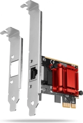 PCIe sieťová karta Gigabit Ethernet s čipom Intel I210AT, RJ‑45, nízky profil