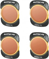 Sada filtrov ND/PL Sunnylife pre DJI Osmo Pocket 3 (ND8, ND16, ND32, ND64)