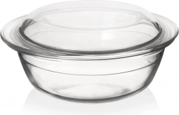 Sklenené žiaruvzdorné nádoby s vekom 1,5 l