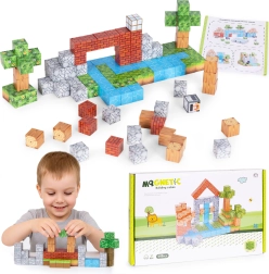 Magnetické stavebné kocky pre deti 119 dielov