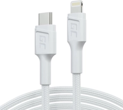 PowerStream kábel USB‑C na Lightning 1 m MFi, PD, biely
