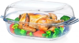 Sklenené žiaruvzdorné zapekacie nádoby s vekom 3,1 + 2,6 l VILDE