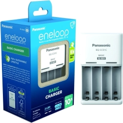 Nabíjačka Eneloop advanced AA/AAA + 4× AA 2000 mAh