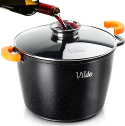 Granitový hrniec so sklenenou pokrievkou TERRUNA AROMA 28 cm, 9,7 l