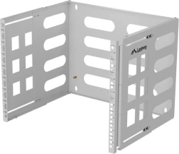 Nástenný držiak RACK 19" 8U, hĺbka 400/240 mm, sivý