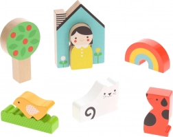 Drevená stavebnica Domček Petit Collage