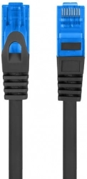 Patchcord kategórie 6A S/FTP CCA 3.0m čierny