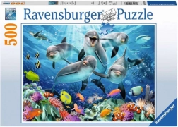 Puzzle 500 dielikov – delfíny RAVENSBURGER