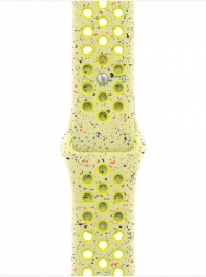 Športový remienok NIKE pre puzdro 42 mm, žiarivo žltozelený, veľkosť M/L