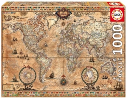 Puzzle 1000 prvkov, Antická mapa