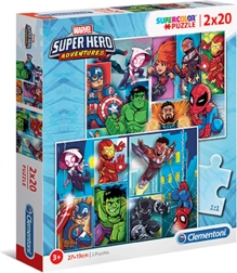 Puzzle Clementoni Marvel Superhrdinovia 2x20 dielikov