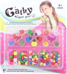 Drevené koráliky pre deti na výrobu náramkov