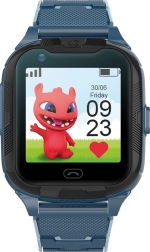 Detské inteligentné hodinky Maxlife 4G s GPS a Wi‑Fi modré