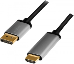 kábel displayport na hdmi 4k/60 hz 2 m s hliníkovým vyhotovením