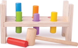 Drevená zatĺkačka Bigjigs Baby