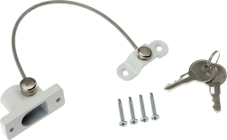 Zabezpečenie okna na kľúčik