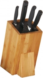 Bambusový stojan na nože s univerzálnou vložkou