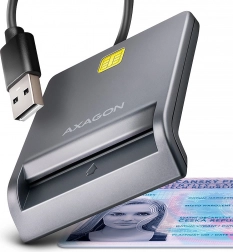 AXAGON čítačka čipových a ID kariet USB s káblom 1,3 m